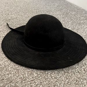 Black boho hat